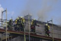 Dachstuhlbrand Koeln Poll Geislarerstr P333